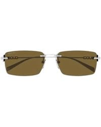 Gucci - Rectangle-Frame Sunglasses - Lyst