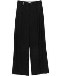 Peserico - Pleated Wide-Leg Trousers - Lyst