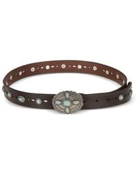 Orciani - Embellished Perforated Belt - Lyst