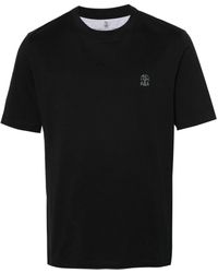 Brunello Cucinelli - T-Shirt Con Stampa - Lyst