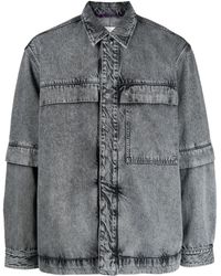 OAMC - Straight-point Collar Cotton Denim Jacket - Lyst