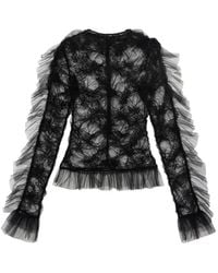 Blumarine - Ruffled Butterfly-Motif Top - Lyst