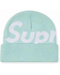 Supreme - Big Logo Knitted Beanie - Lyst