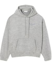 Lacoste - Hoodie mit Tasche - Lyst