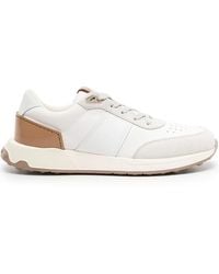 Tod's - Panelled Leather Sneakers - Lyst