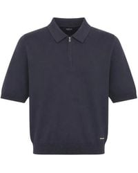 Tombolini - Zip-Fastening Short-Sleeve Polo Shirt - Lyst