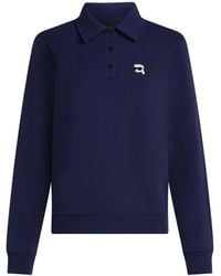 KARL LAGERFELD - Ikon Polo Top - Lyst