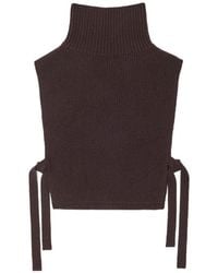 Maje - Wool And Cashmere Collar - Lyst