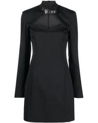 Moschino - Cut-Out Detail Long-Sleeve Dress - Lyst