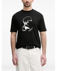 KARL LAGERFELD - Graphic-Print T-Shirt - Lyst