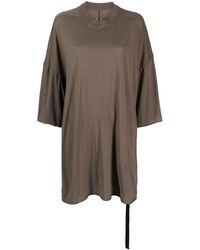 Rick Owens - Drop-shoulder Cotton T-shirt - Lyst