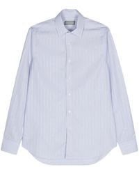 Canali - Chemise En Coton À Rayures - Lyst
