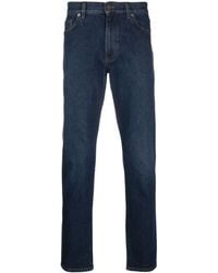Zegna - Halbhohe Slim-Fit-Jeans - Lyst