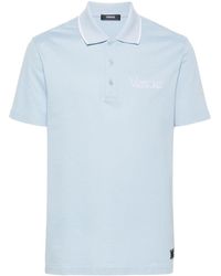 Versace - Polo Shirt With Embroidery - Lyst