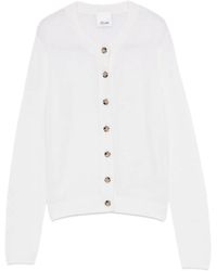 Allude - Fine-Knit Button-Up Cardigan - Lyst