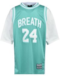 BREATH - Mesh-Layered T-Shirt - Lyst