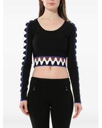 PUCCI - Wave Pullover Crop Top - Lyst