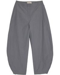 Amomento - High-waisted Tapered Trousers - Lyst