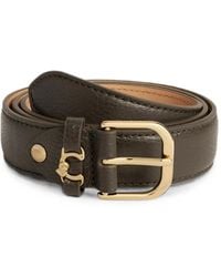 Coccinelle - Loop Grained Leather Belt - Lyst