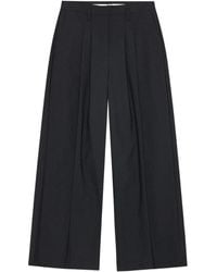 Herskind - Broek Met Krijtstreep En Geplooide Voorkant - Lyst