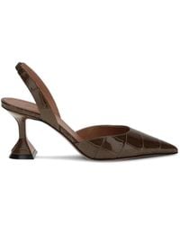 AMINA MUADDI - Holli Slingback Heeled Pumps - Lyst