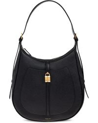 DeMellier London - Small Siena Lock-Detail Leather Shoulder Bag - Lyst