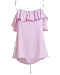Essentiel Antwerp - Ruffled-Neck Top - Lyst
