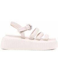 Agl Attilio Giusti Leombruni - ストラップ プラットフォームサンダル - Lyst