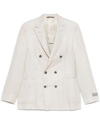 Canali - Double-Breasted Blazer - Lyst