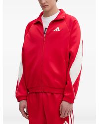 adidas - Stadium Colour-Block Logo-Print Jacket - Lyst