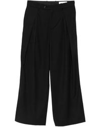 Tonywack - Pleated Wide-Leg Trousers - Lyst