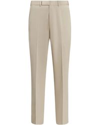 ZEGNA - Centoventimila Cotton-Wool Trousers - Lyst