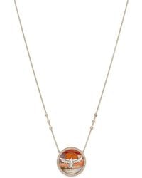 Jacquie Aiche - Collier Thunderbird À Perles Et Diamants - Lyst