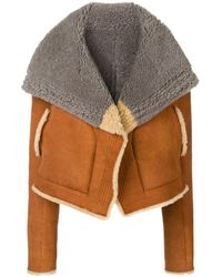 Rick Owens Chaqueta biker - Marrón