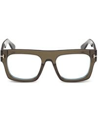 Tom Ford - Brille Mit Eckigem Gestell - Lyst