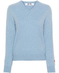 COMME DES GARÇONS PLAY - Pull À Logo Cœur - Lyst
