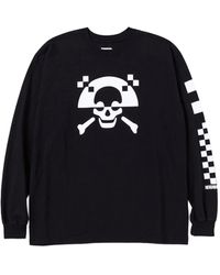 Neighborhood - Skull-Print Long-Sleeve T-Shirt - Lyst