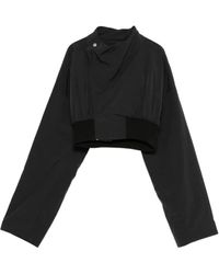 Rick Owens - Double-Breasted Cropped Jacket - Lyst