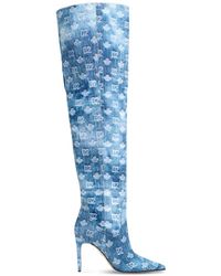 DSquared² - D2 Monogram Heeled Boots - Lyst