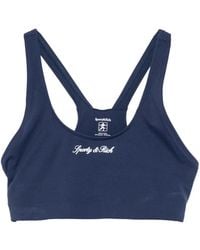 Sporty & Rich - Signature Logo Sports Bra - Lyst