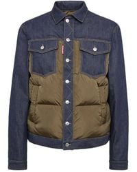 DSquared² - Jean Padded Jacket - Lyst