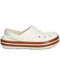 Crocs™ - Crocband Perforated Logo-Patch Clogs - Lyst