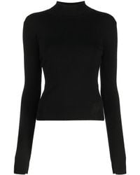Monse - Peace Sign Mock-Neck Cashmere Jumper - Lyst