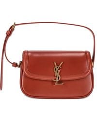 Saint Laurent - Mini Solferino Leather Shoulder Bag - Lyst