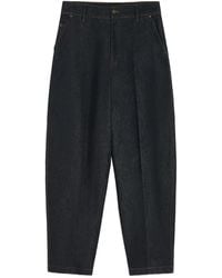 Lemaire - Maxi Barrel Patch-Pockets Trousers - Lyst