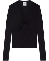 Courreges - Twist-Detailing Shirt - Lyst