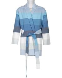 Marrakshi Life - Striped Belted Jacket - Lyst