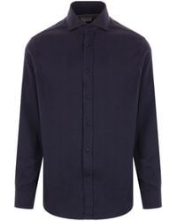 Brunello Cucinelli - ボタン シャツ - Lyst