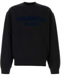 DSquared² - Relaxed Fit Crew Neck Sweatshirt - Lyst