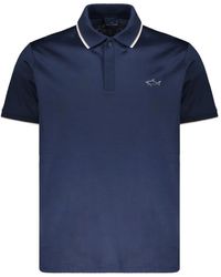 Paul & Shark - Ribbed-Collar Polo Shirt - Lyst